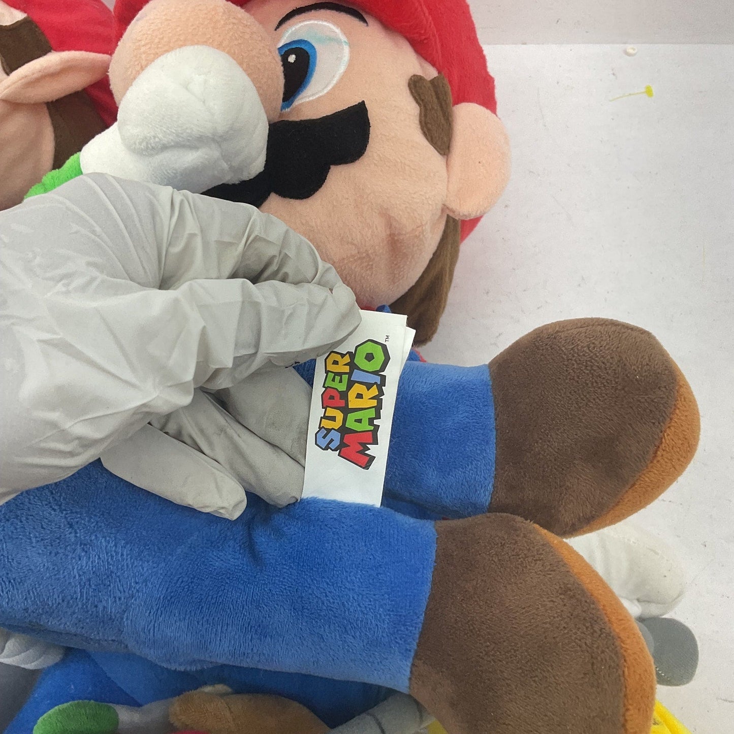 9 lbs Mixed Preowned LOT Nintendo Super Mario Character Plush Dolls Stuffed Toys - Warehouse Toys