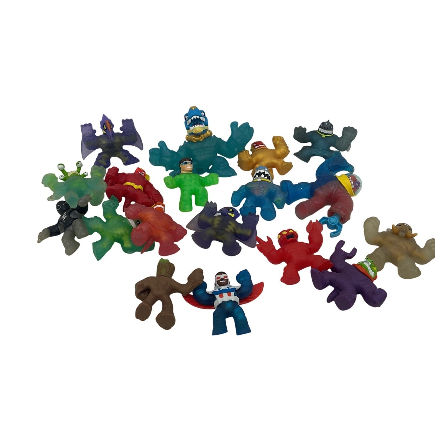 9 lbs Preowned Goo Jit Zu & Others Stretchy Blob Filled Action Figures Toys - Warehouse Toys