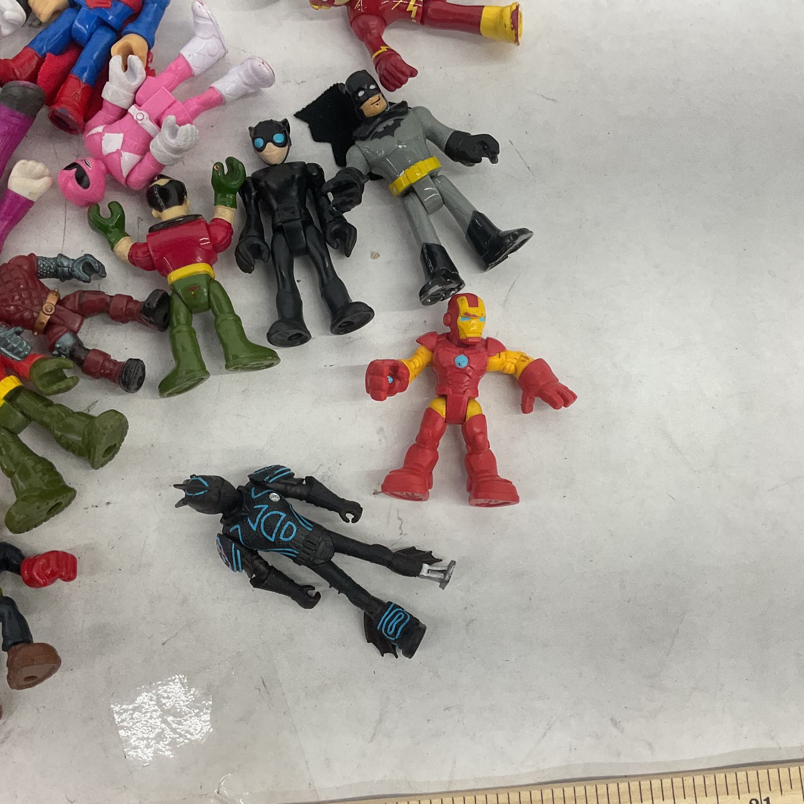 9 Pounds Imaginext Multicolor Action Figure Marvel DC Figures Lot - Warehouse Toys