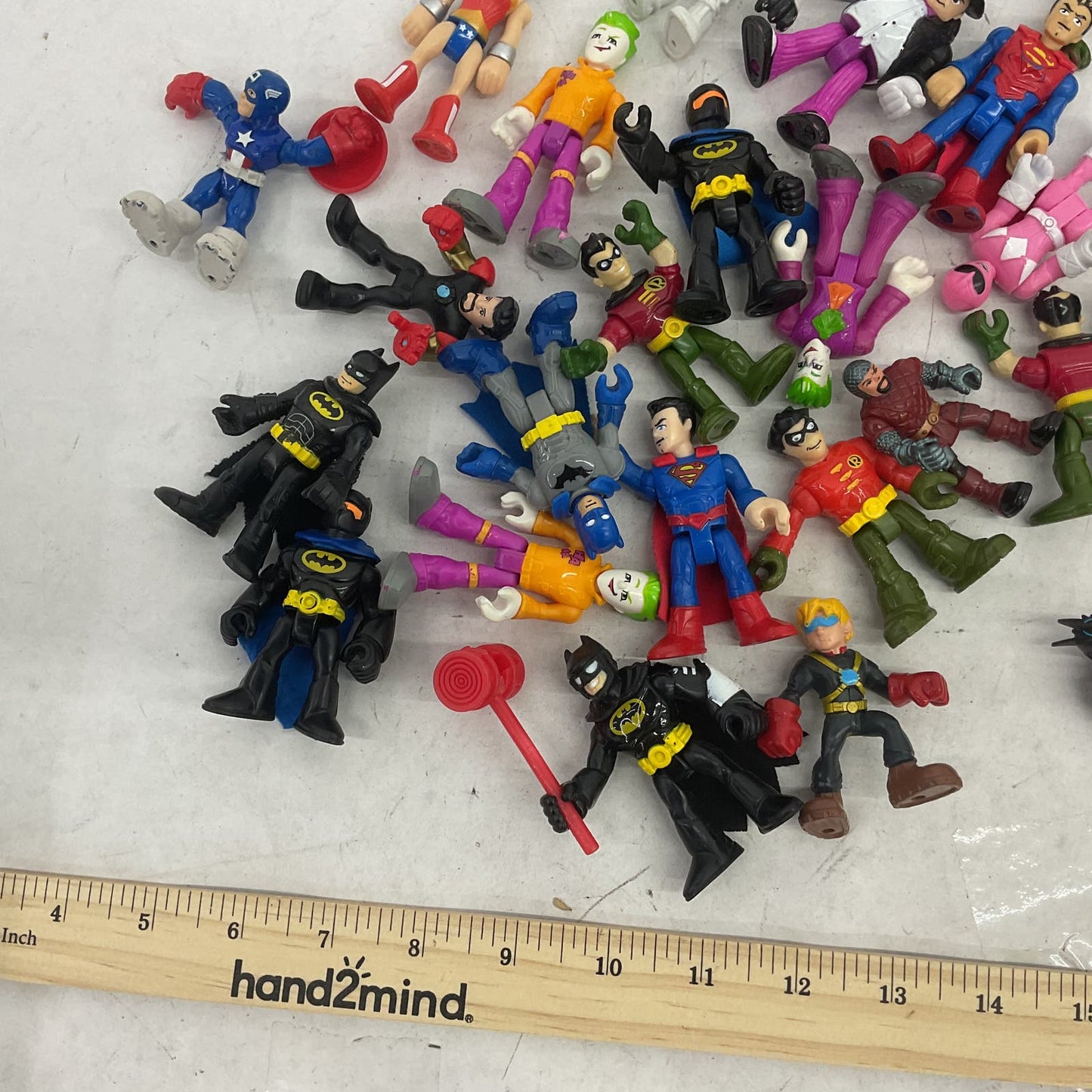 9 Pounds Imaginext Multicolor Action Figure Marvel DC Figures Lot - Warehouse Toys