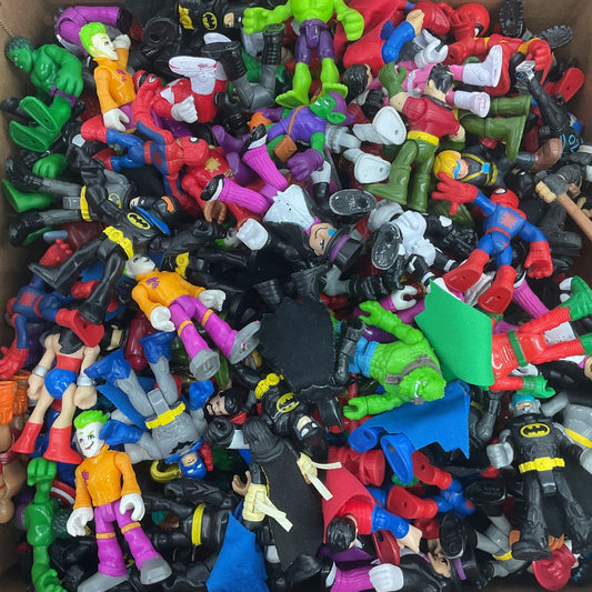 9 Pounds Imaginext Multicolor Action Figure Marvel DC Figures Lot - Warehouse Toys