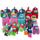 9lb Mixed Lot of Among Us Game Toys Stuffed Plush Keychains Figures Pre - Owned - Warehouse Toys