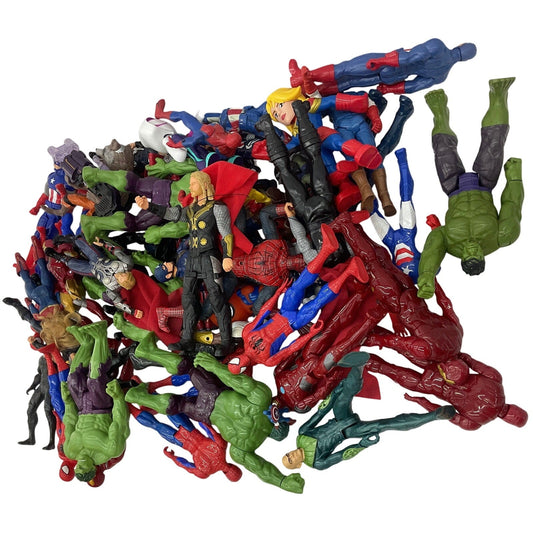 Action Figures Random Mixed Loose Toys LOT 25 lbs Preowned DC Marvel Avengers - Warehouse Toys