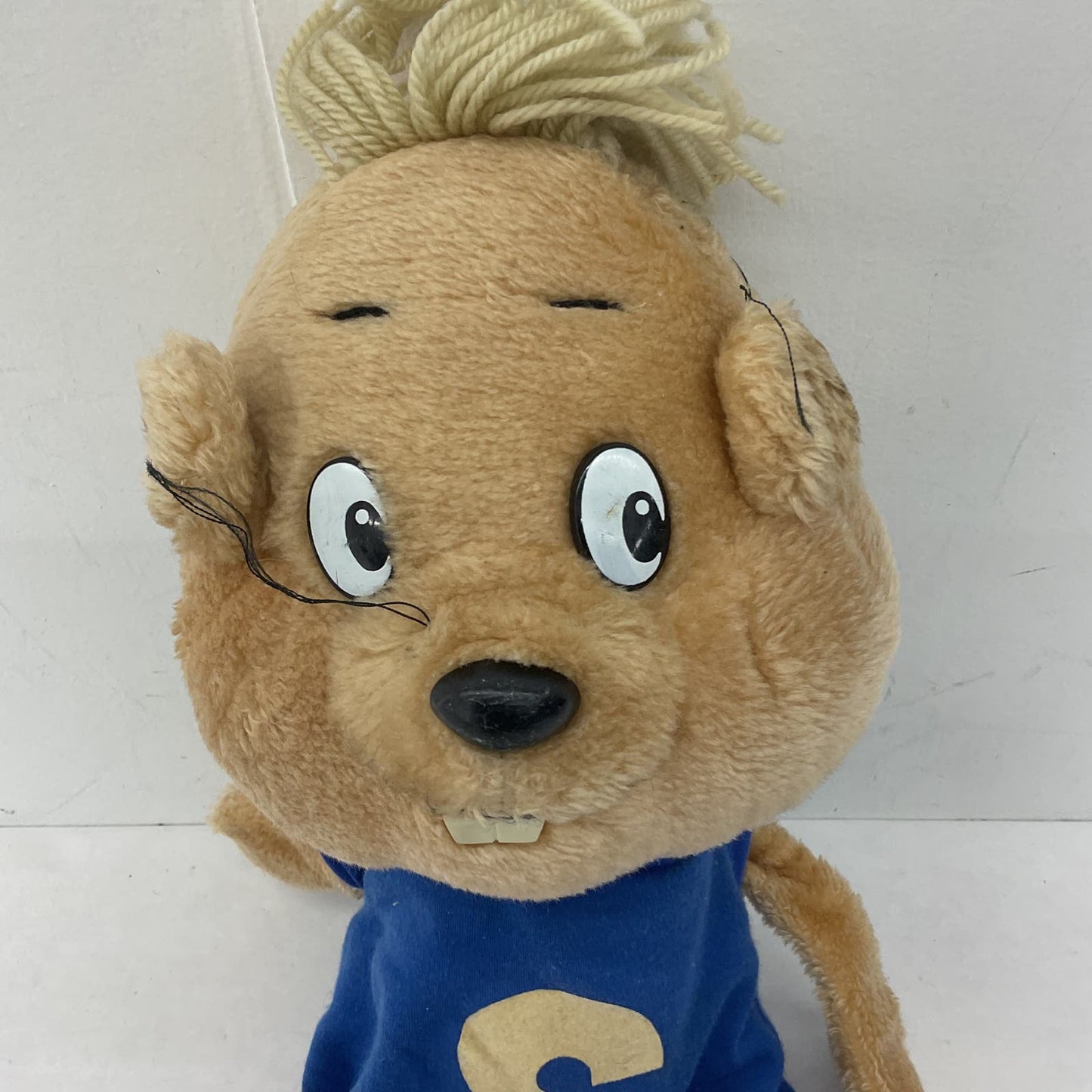 Alvin and the Chipmunks Blue Simon 80s Plush Stuffed Animal Toy - Warehouse Toys