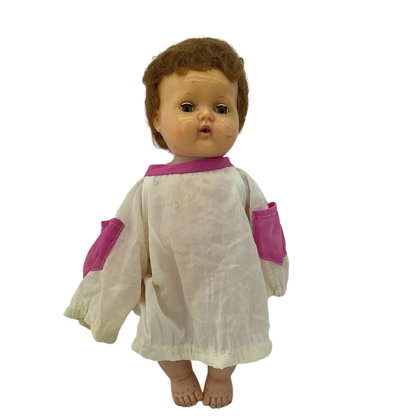 American Character Vintage Preowned Baby Doll Tiny Tears Caucasian Brunette - Warehouse Toys