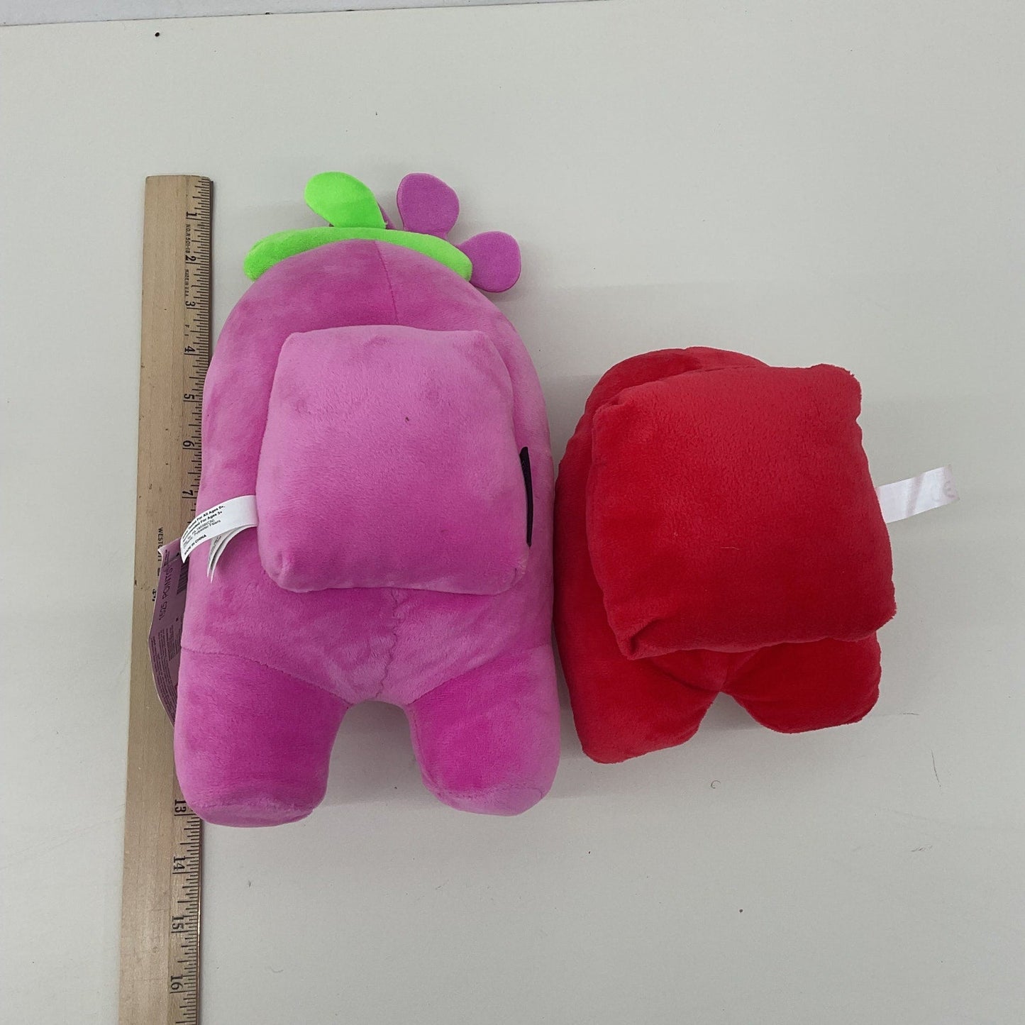 Among Us Character Plush Dolls Red Pink - Warehouse Toys