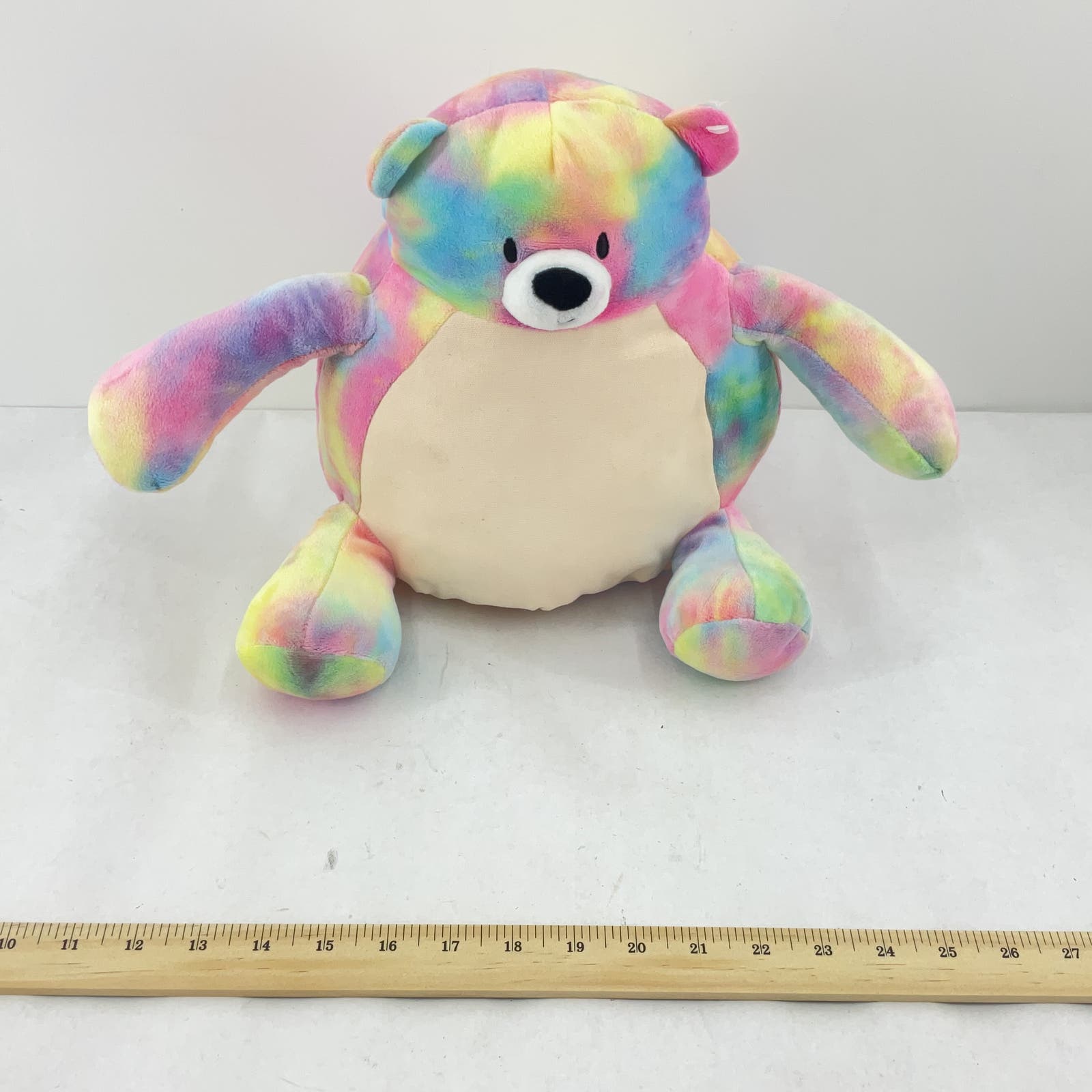 Animal Adventure Multicolor Stuffed Animal Toy Tie Dye Bear - Warehouse Toys