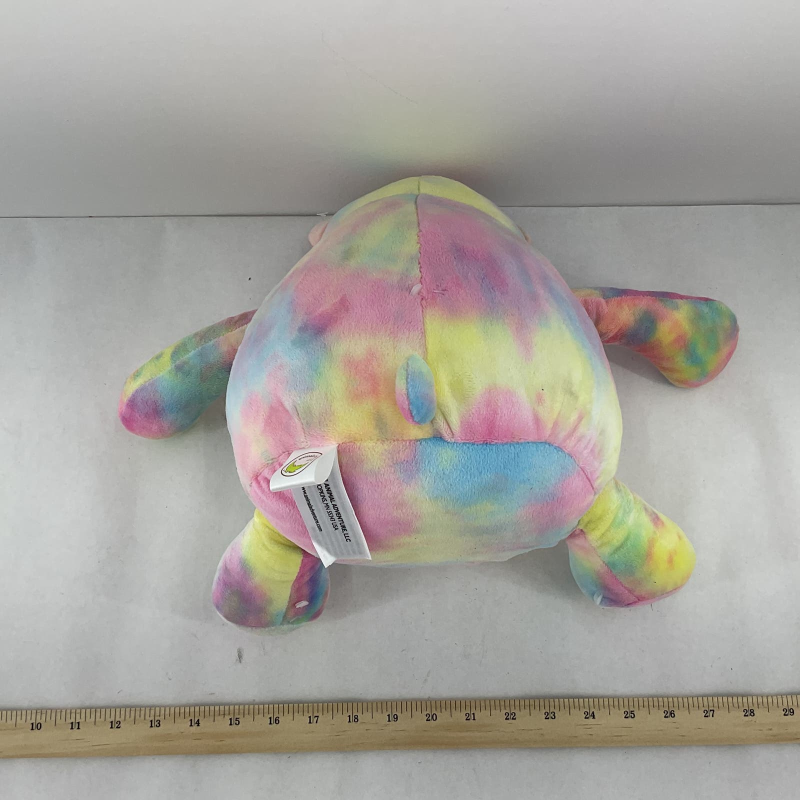 Animal Adventure Multicolor Stuffed Animal Toy Tie Dye Bear - Warehouse Toys