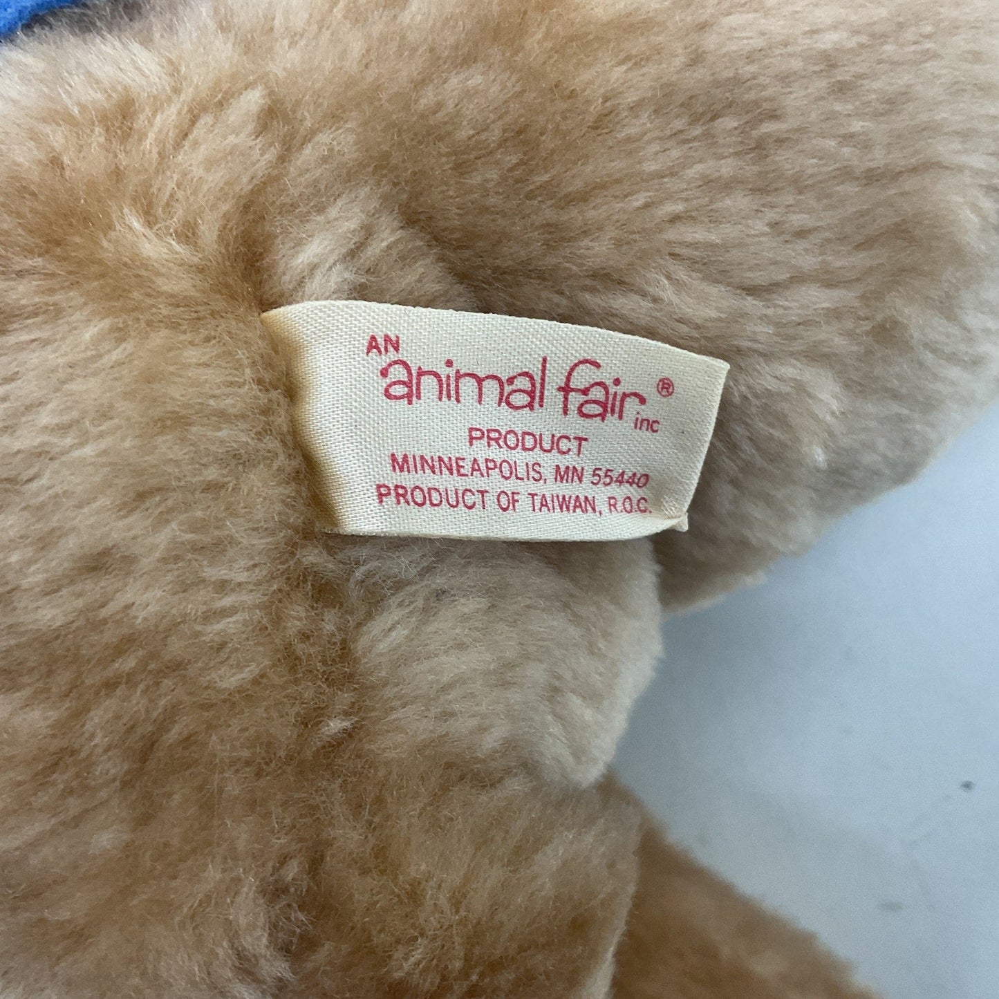 Animal Fair Brown Stuffed Animal - Preowned Vintage 1970s Ted E Bear Brown Plush - Warehouse Toys