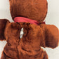 Antique Prize Novelty Prize Wind Up Lullaby Teddy Bear Plush Doll AS IS - Warehouse Toys