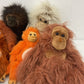 Apes Chimps Monkeys Orangutans Stuffed Animals Folkmanis Puppet LOT Preowned - Warehouse Toys