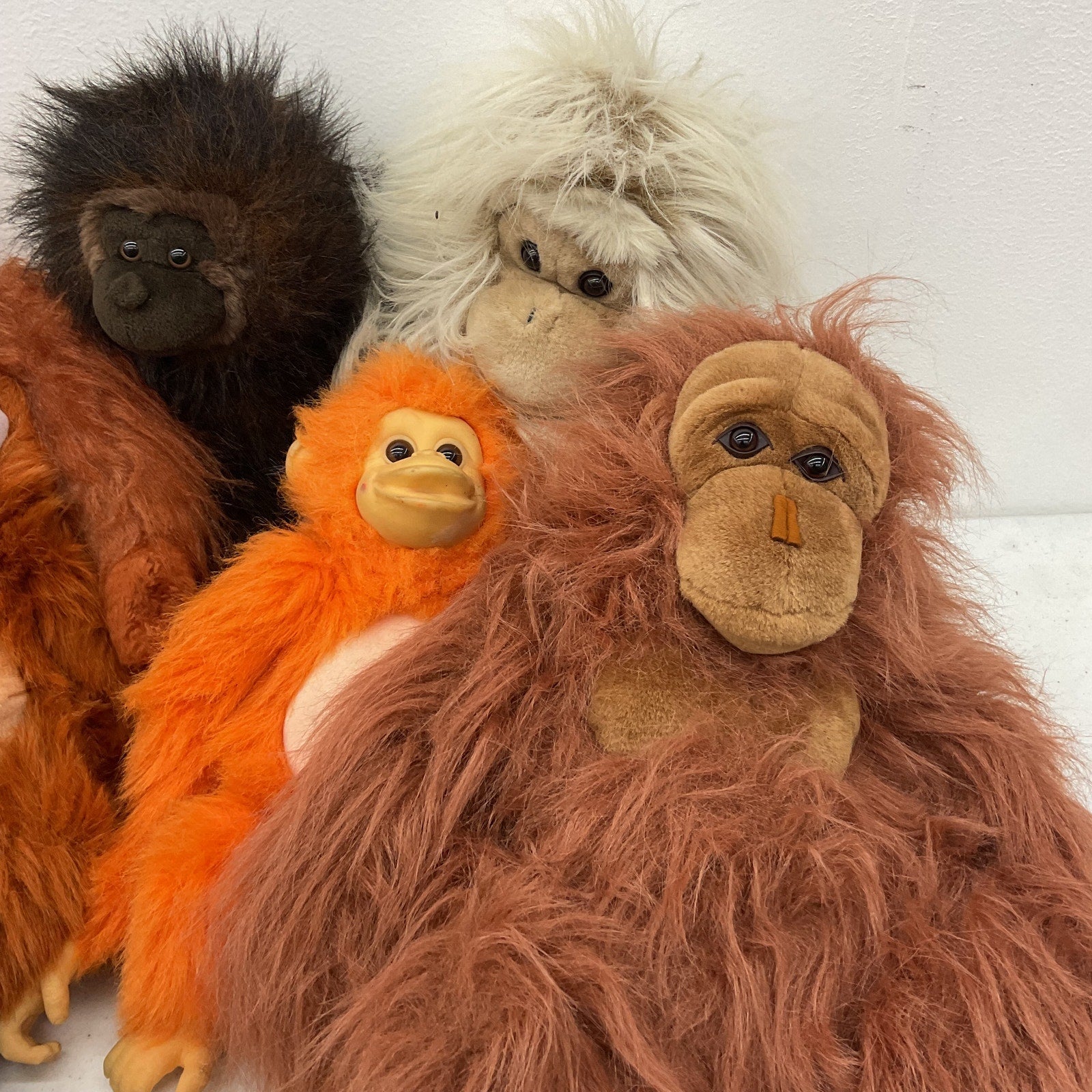 Apes Chimps Monkeys Orangutans Stuffed Animals Folkmanis Puppet LOT Preowned - Warehouse Toys