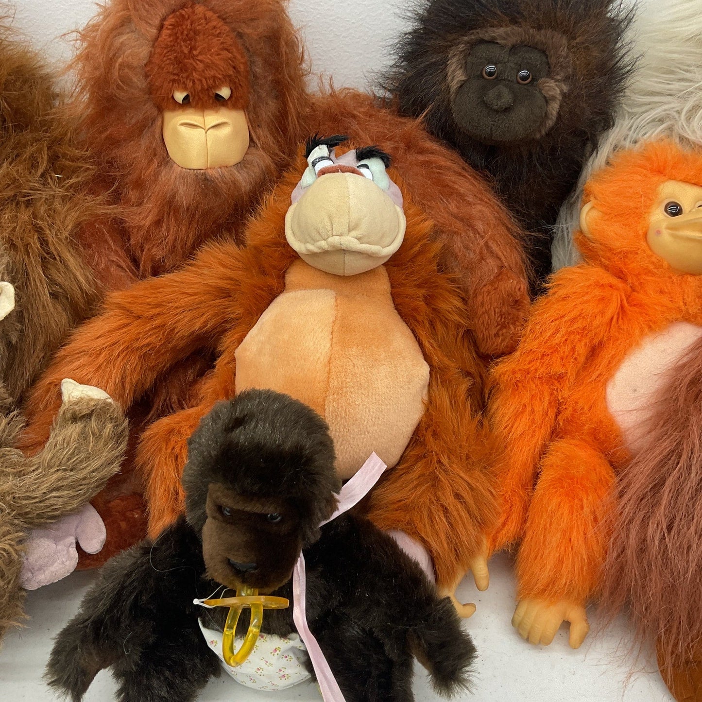 Apes Chimps Monkeys Orangutans Stuffed Animals Folkmanis Puppet LOT Preowned - Warehouse Toys