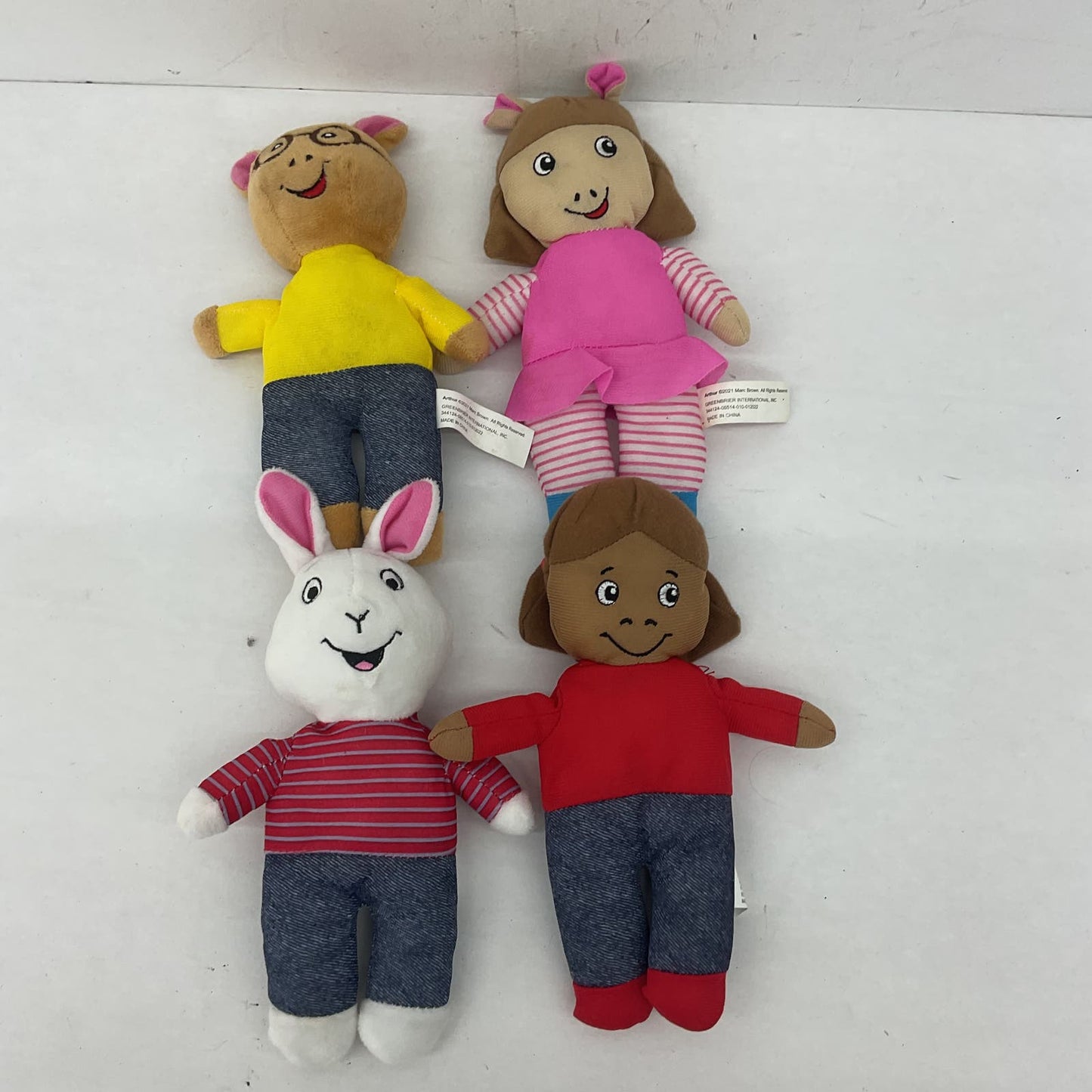 Arthur Multicolor Stuffed Animal PBS TV Show Cartoon Plush Toy Lot - Warehouse Toys