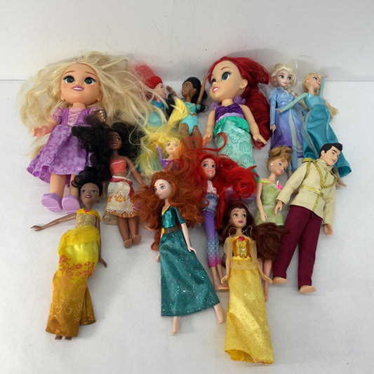 Assorted Disney Princess Dolls Figures Lot The Little Mermaid + More - Warehouse Toys