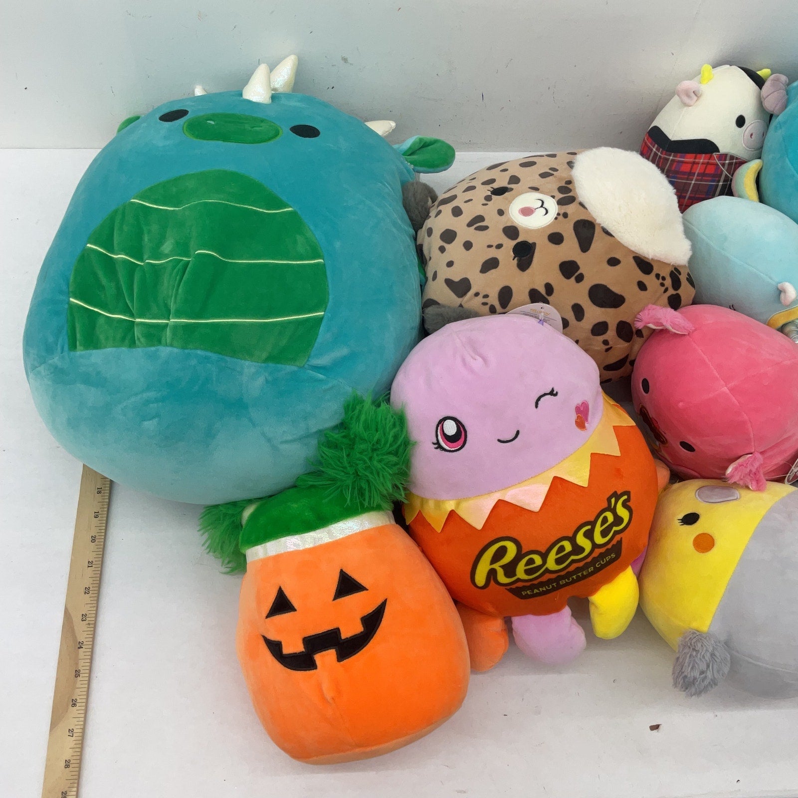 Assorted Mix LOT 12 lbs Squishmallow Soft Character Plush Stuffed Toys Preowned - Warehouse Toys