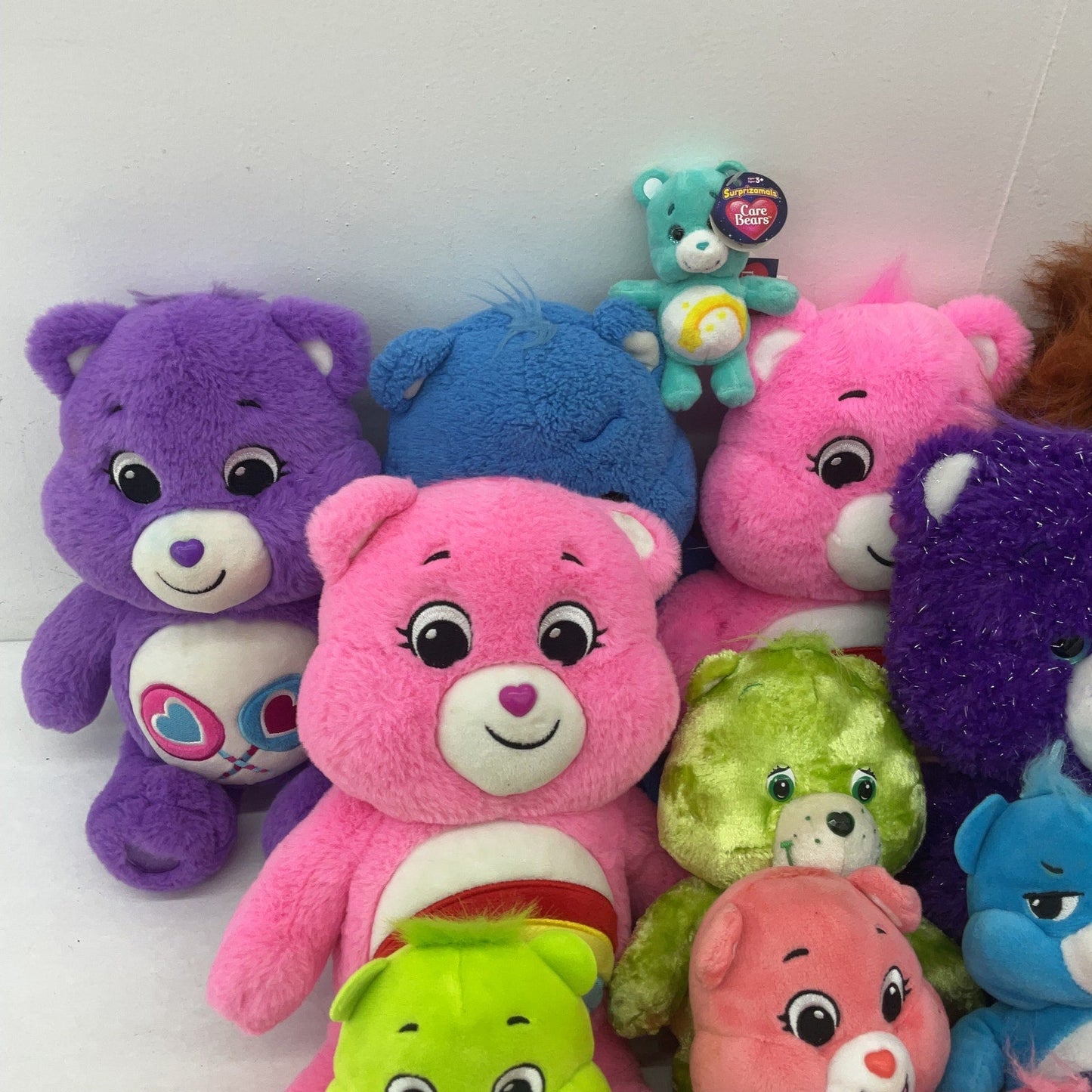 Assorted Mix LOT 5 lbs Care Bears Character Plush Dolls Stuffed Animals Preowned - Warehouse Toys