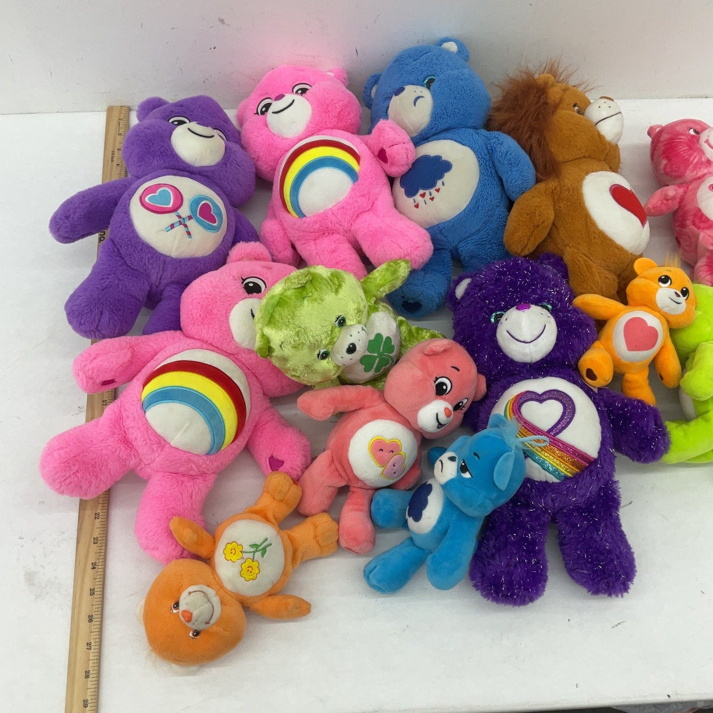 Assorted Mix LOT 5 lbs Care Bears Character Plush Dolls Stuffed Animals Preowned - Warehouse Toys