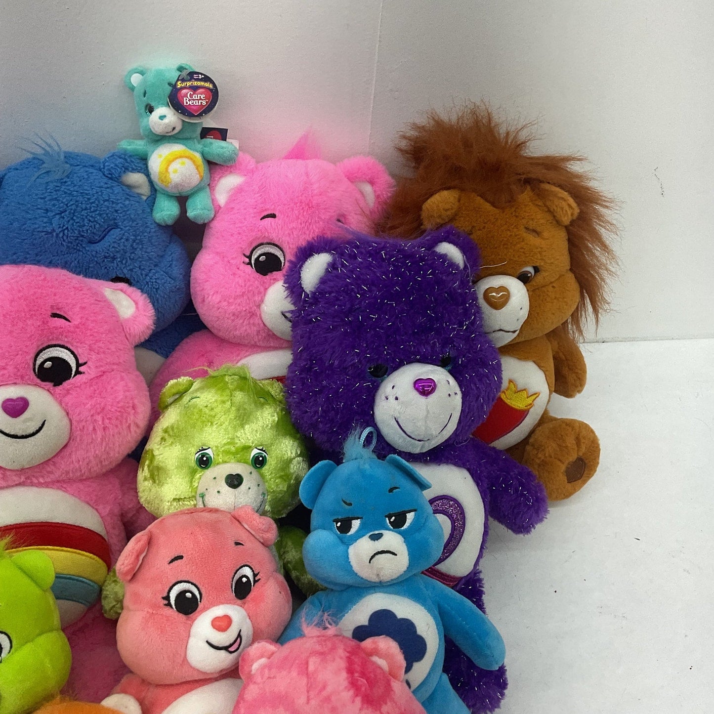 Assorted Mix LOT 5 lbs Care Bears Character Plush Dolls Stuffed Animals Preowned - Warehouse Toys