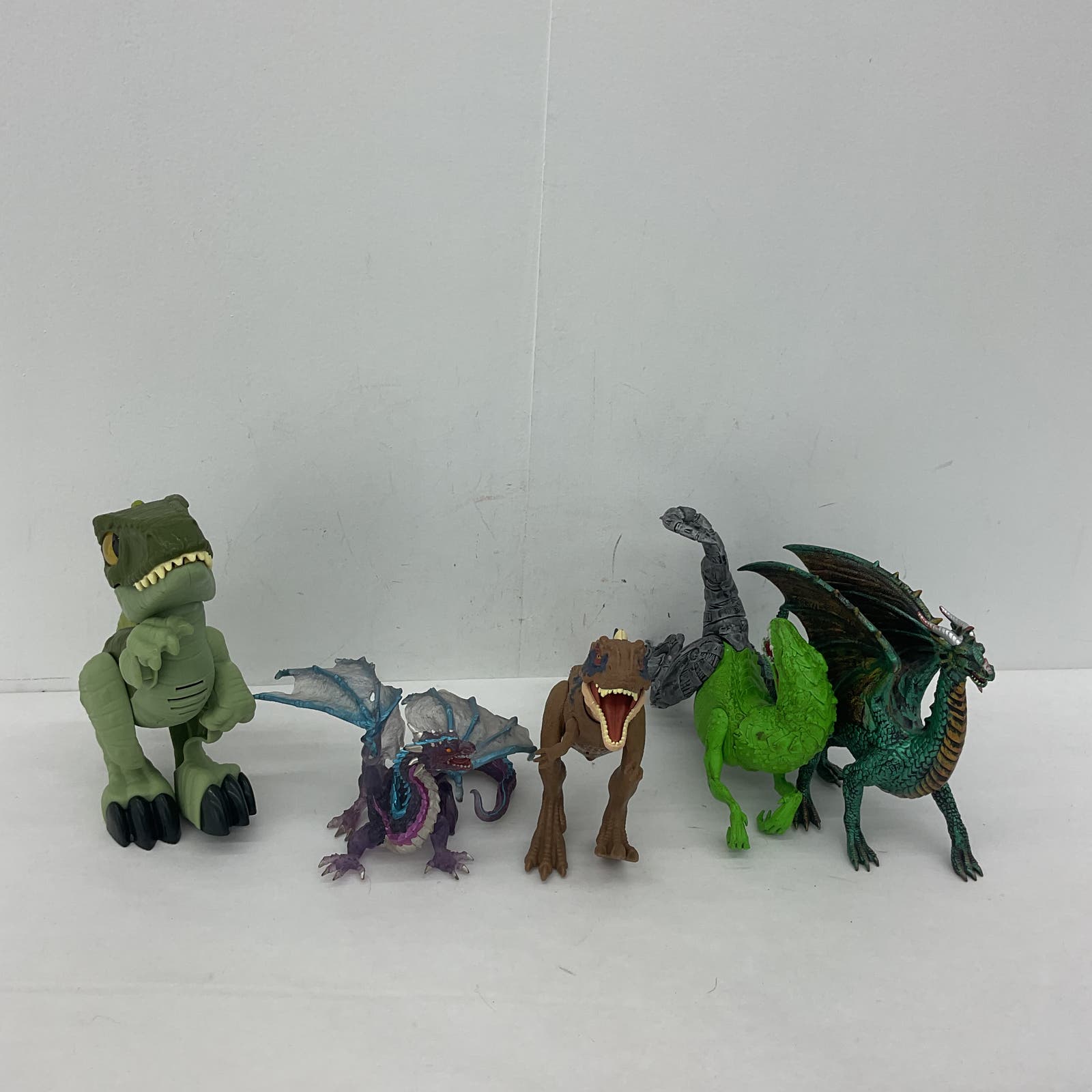 Assorted Used LOT Jurassic Park & Other Dinosaur Toy Action Figures T-Rex Boys - Warehouse Toys