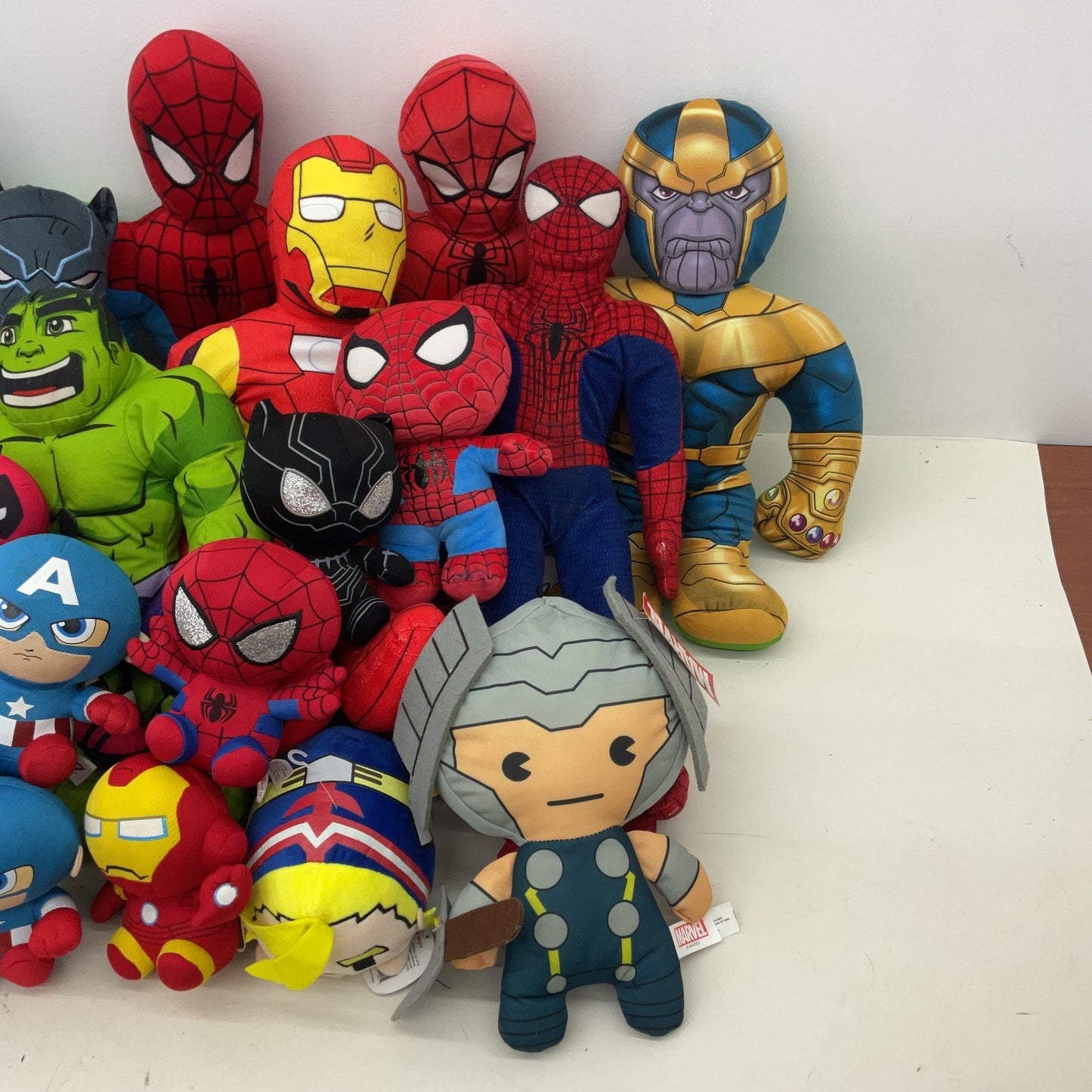 Avengers Marvel Mixed Stuffed Animals LOT Preowned 12 lbs Iron Man Capt America - Warehouse Toys