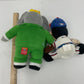 Babar Elephant Character Plush in Green Outfit & Braves Mini Player Plush - Warehouse Toys