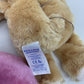 BABW Build A Bear Unstuffed Brown Teddy Bear & Pink Turtle Hand Puppet Plush - Warehouse Toys