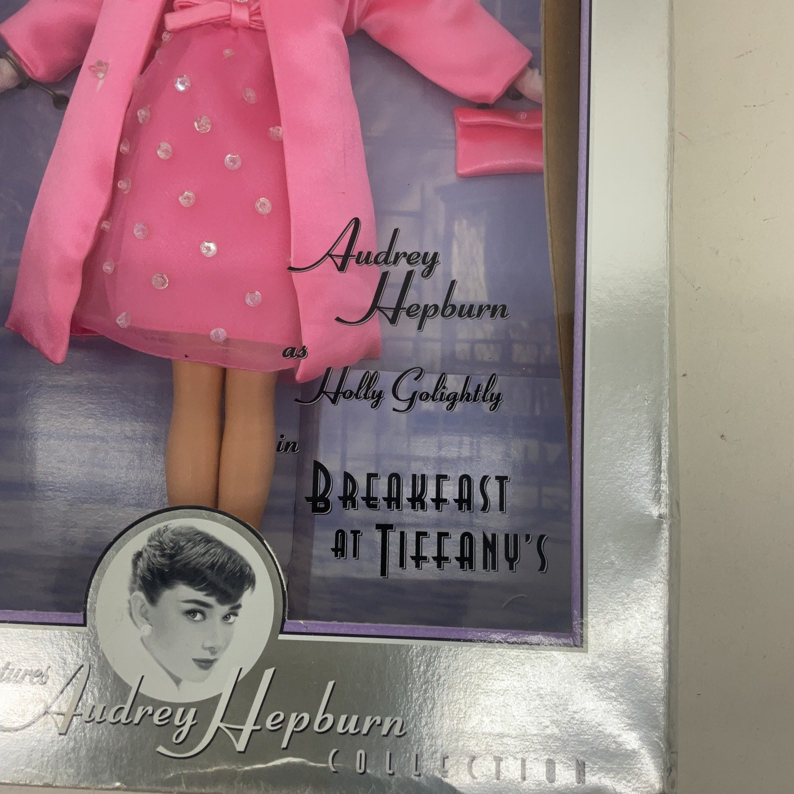 Barbie Audrey Hepburn Breakfast at Tiffany’s Holly Golightly In Pink 1998 In Box - Warehouse Toys