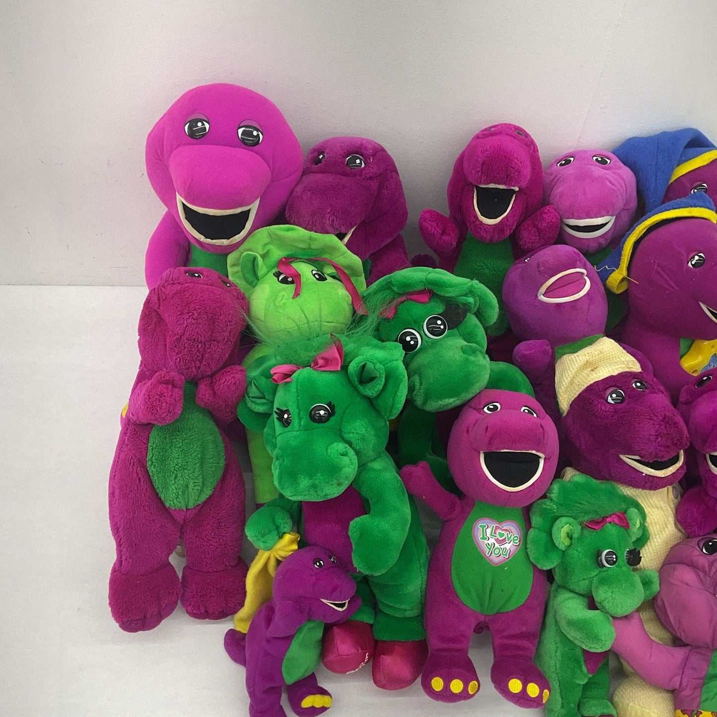 Barney the Purple Dinosaur & Friends Baby Bop Stuffed Plush LOT 12 lbs Preowned - Warehouse Toys