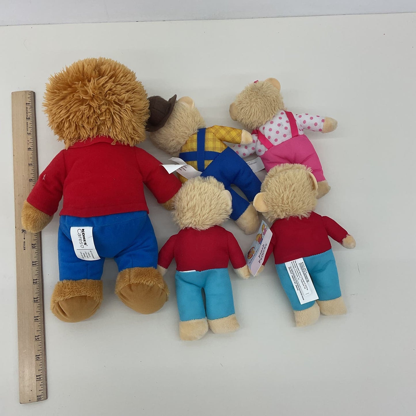 Berenstain Bears Brother Sister Bear Plush Dolls Stuffed Animals LOT - Warehouse Toys