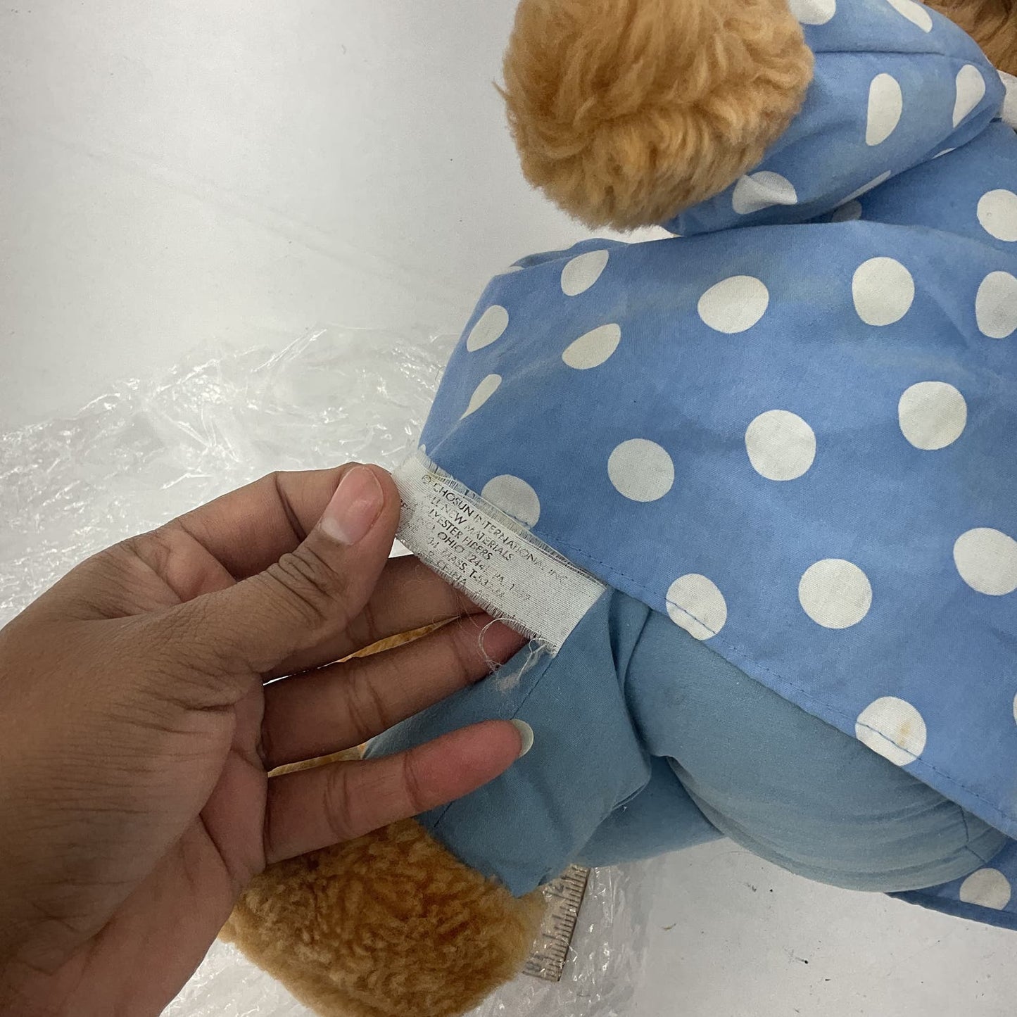 Berenstain Bears Storybook character Bear Chosun Blue Stuffed Animal Plush - Warehouse Toys