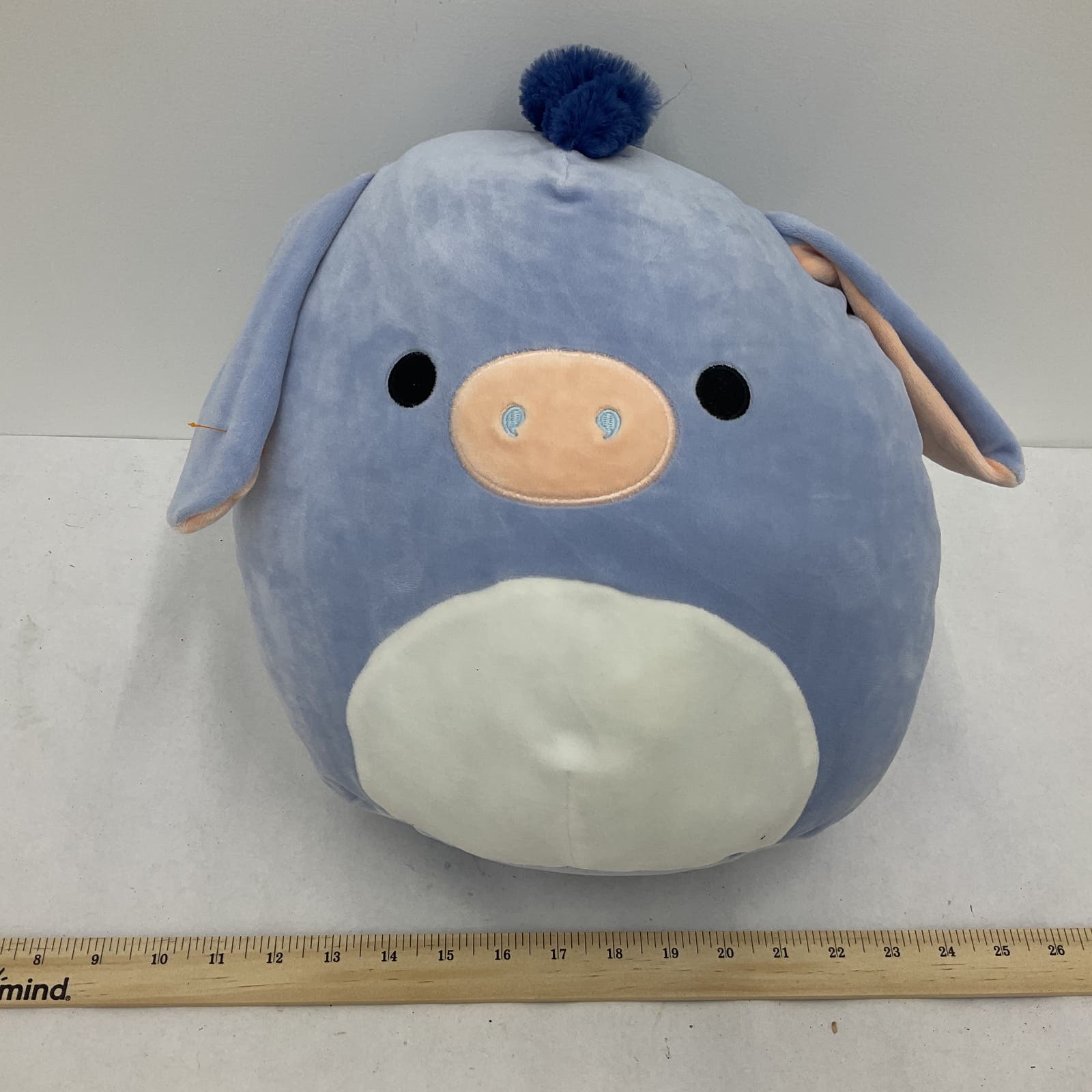 Blue Squishmallow Stuffed Animal Donkey Plush Eeyore - Warehouse Toys