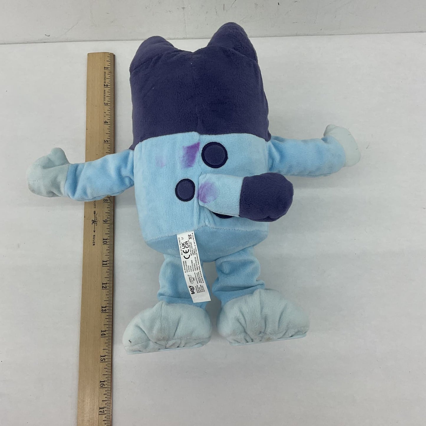 Bluey Blue Stuffed Animal Cartoon Dog Plush Toy - Warehouse Toys