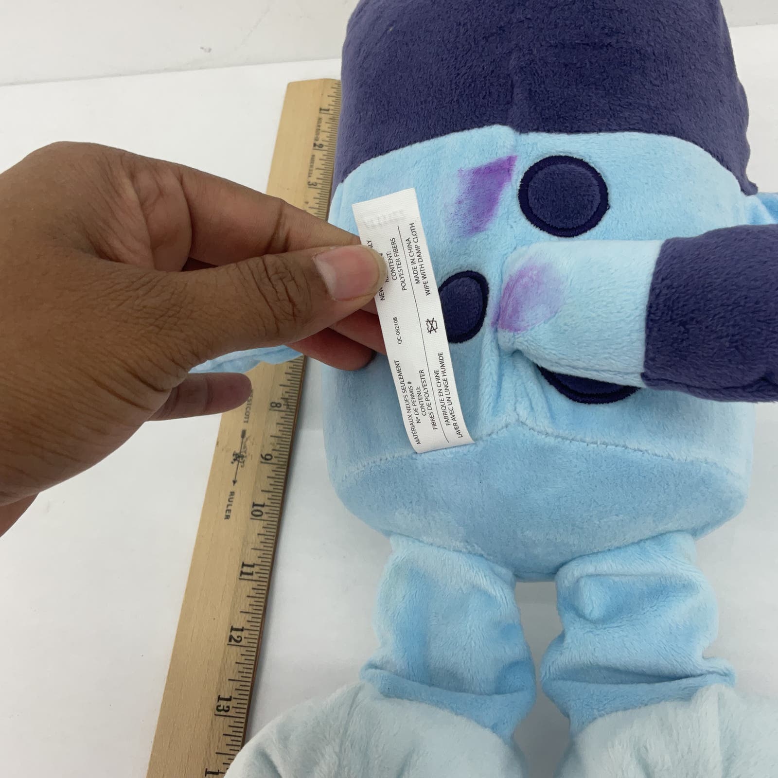 Bluey Blue Stuffed Animal Cartoon Dog Plush Toy - Warehouse Toys