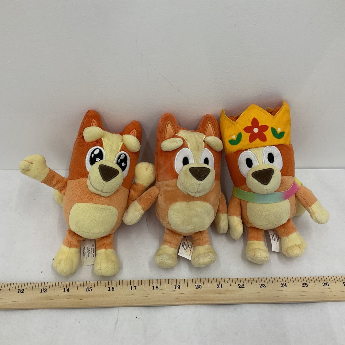 Bluey Brown Stuffed Animal Dog Plush Cartoon Character Lot - Warehouse Toys