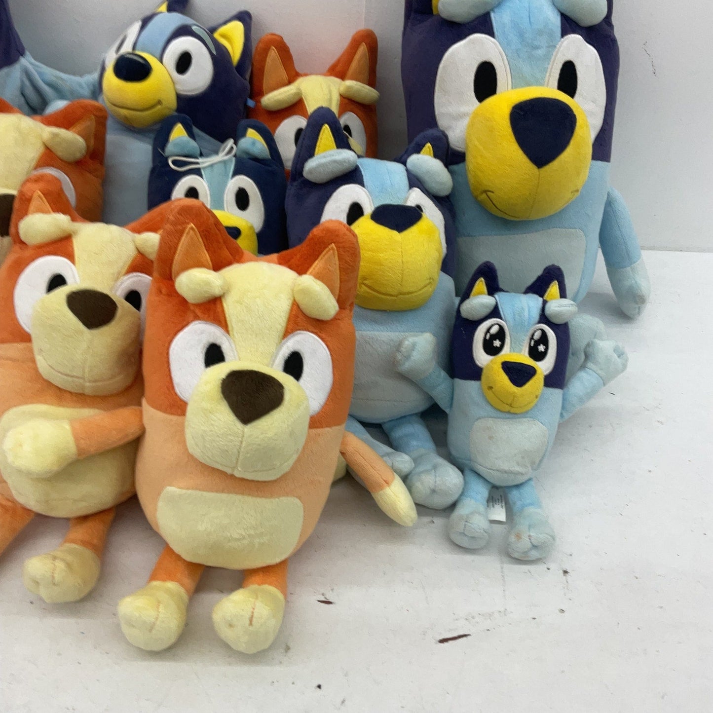 Bluey Character Dolls Toys Stuffed Plush Preowned Assorted LOT 7 lbs Bingo - Warehouse Toys