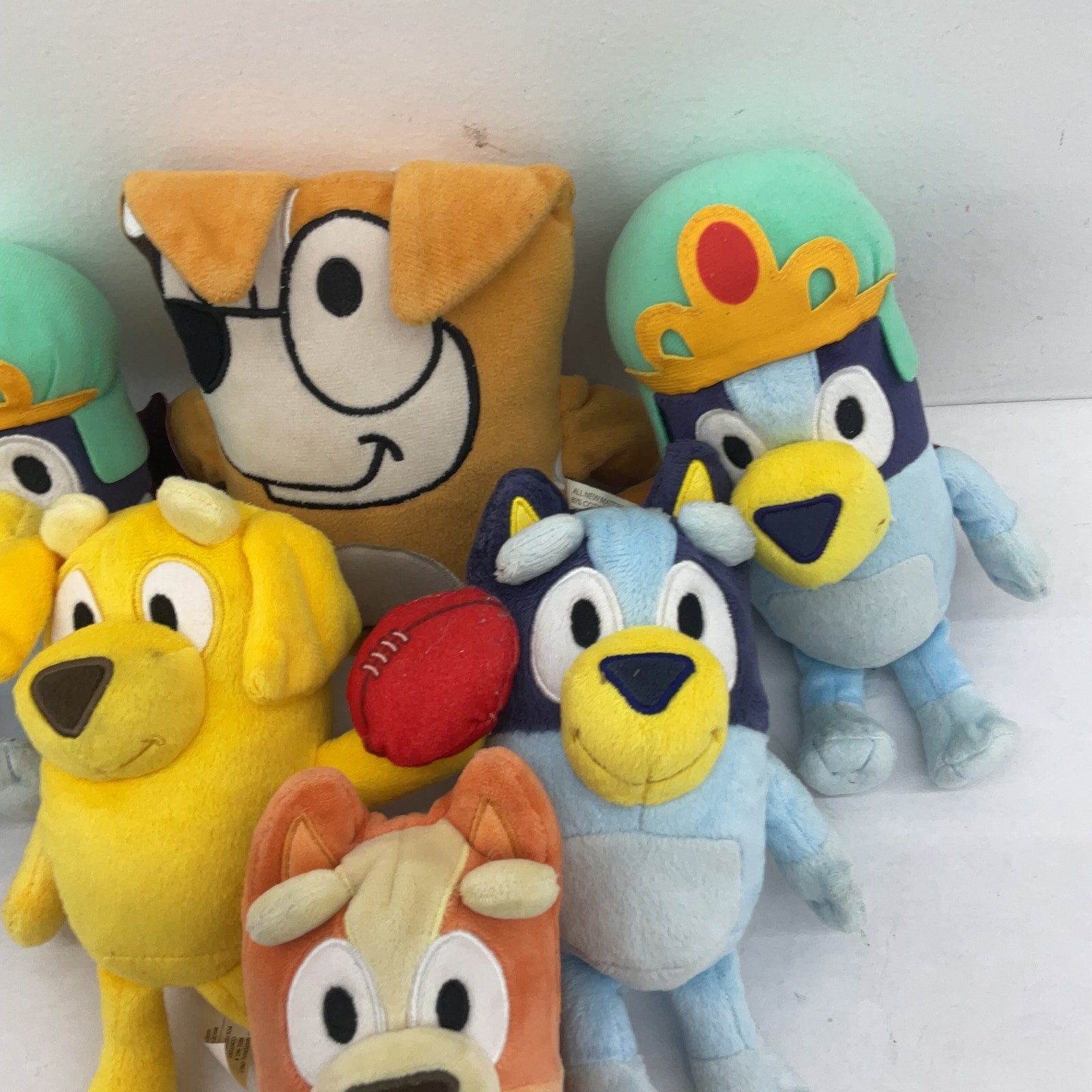 Bluey Character Stuffed Animals Toys Plush Preowned Assorted Characters LOT - Warehouse Toys