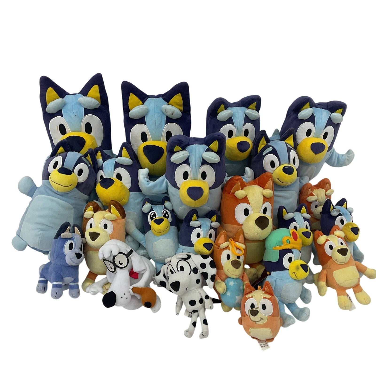 Bluey Character Stuffed Animals Toys Plush Preowned Assorted LOT 12 lbs Bingo - Warehouse Toys