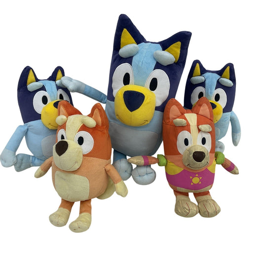 Bluey Character Stuffed Animals Toys Plush Preowned Assorted LOT 3 lbs Bingo - Warehouse Toys