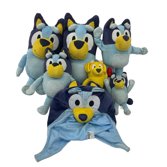 Bluey Character Toys Plush Stuffed Animals Preowned Assorted Sizes LOT 5 lbs - Warehouse Toys