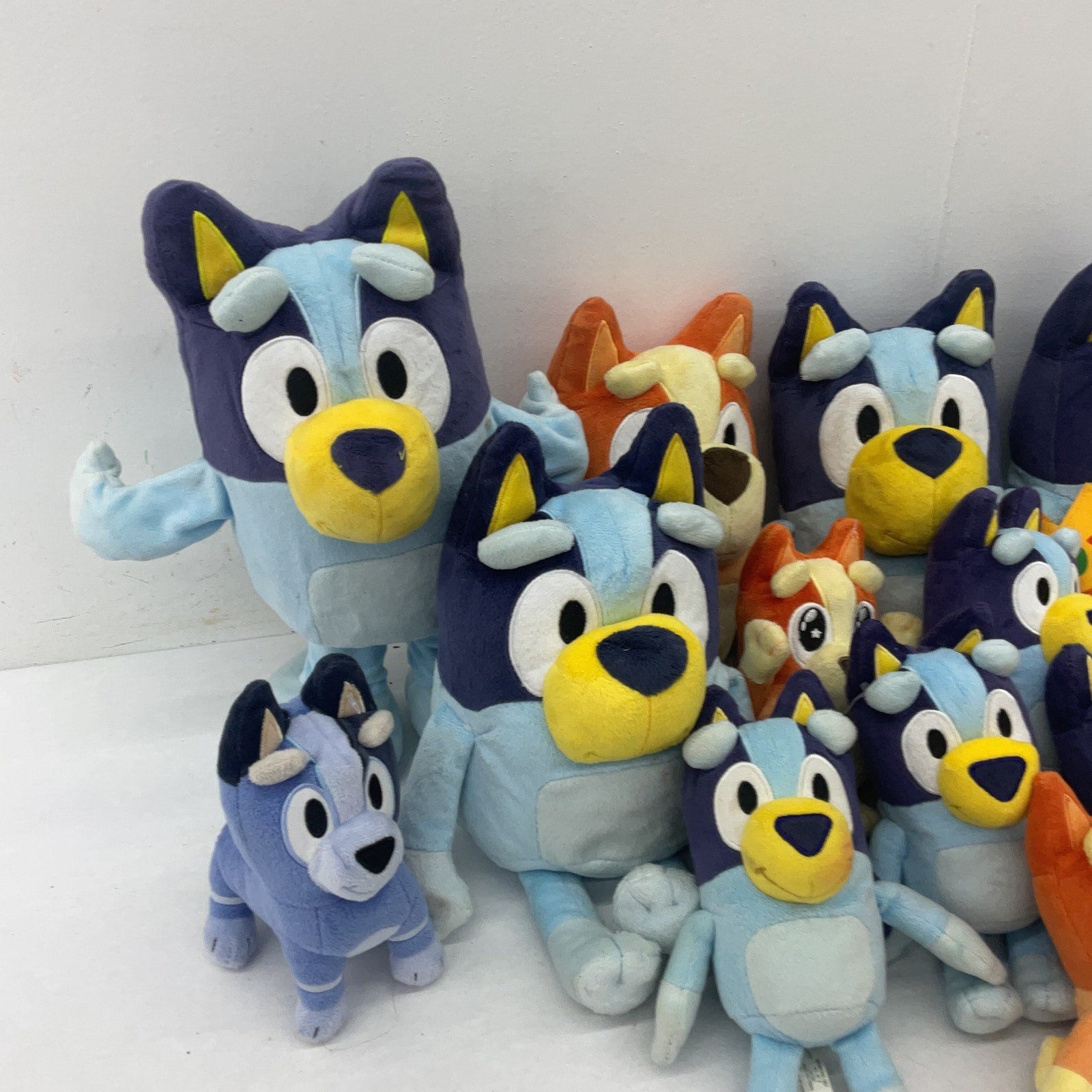 Bluey Mixed Character Stuffed Animals Toys Plush Preowned Assorted LOT 6 lbs - Warehouse Toys