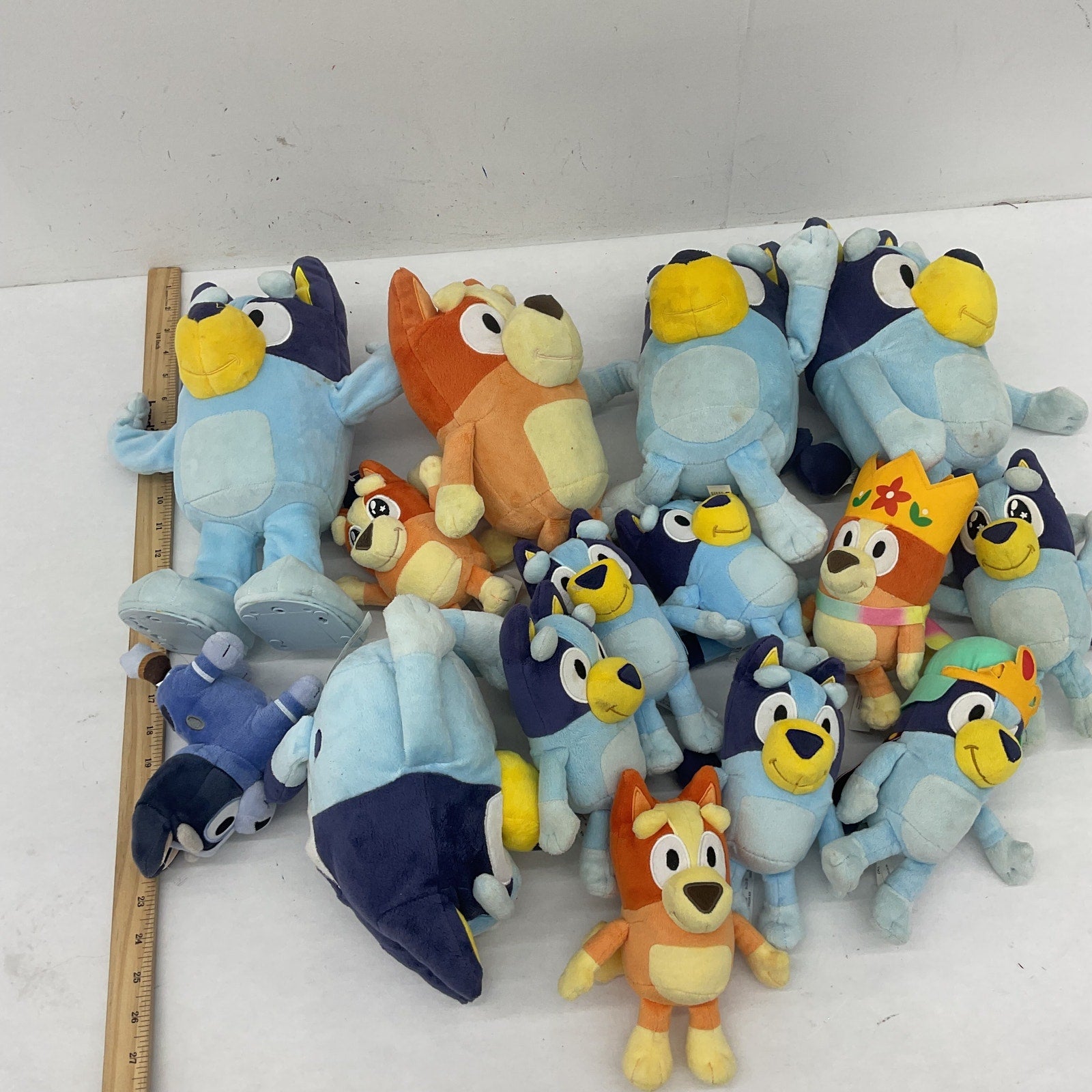 Bluey Mixed Character Stuffed Animals Toys Plush Preowned Assorted LOT 6 lbs - Warehouse Toys