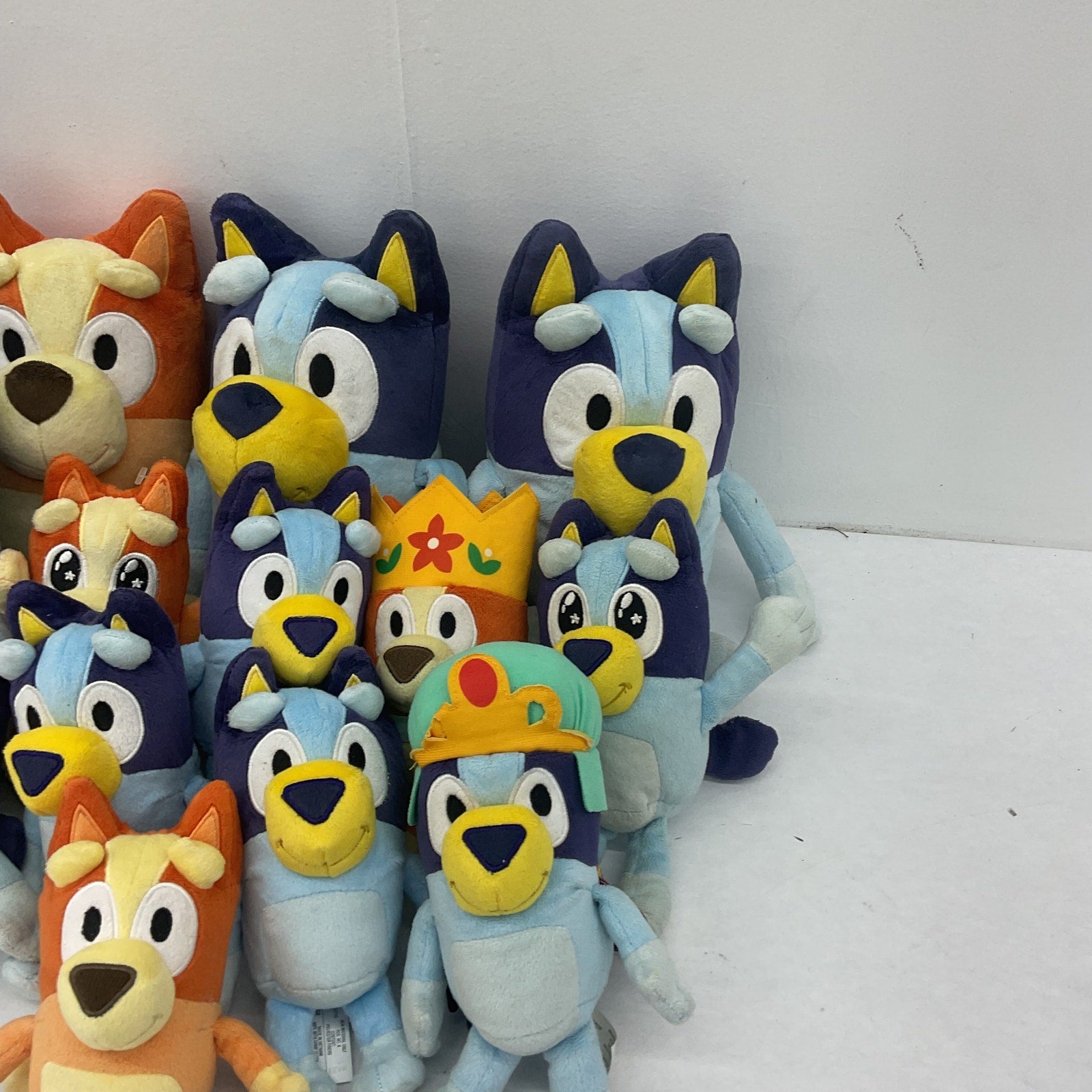 Bluey Mixed Character Stuffed Animals Toys Plush Preowned Assorted LOT 6 lbs - Warehouse Toys