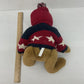 Boyds Collection Brown Bear In Winter Sweater and Hat Stuffed Animal Plush - Warehouse Toys