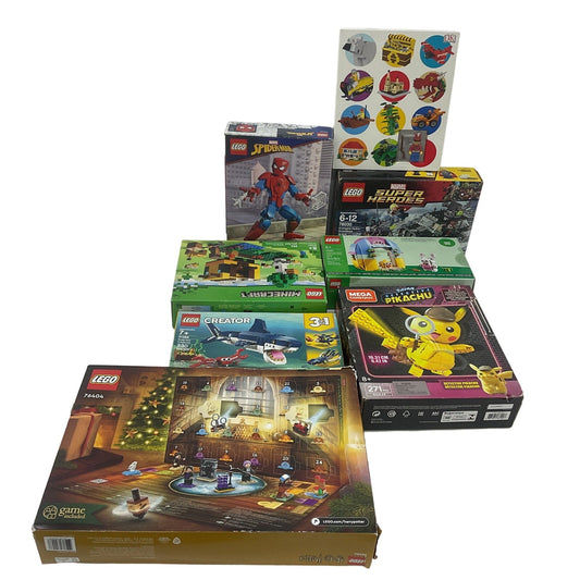 Brand New Lego & Other Sets Spiderman Pikachu Mega Construx Minecraft Marvel - Warehouse Toys