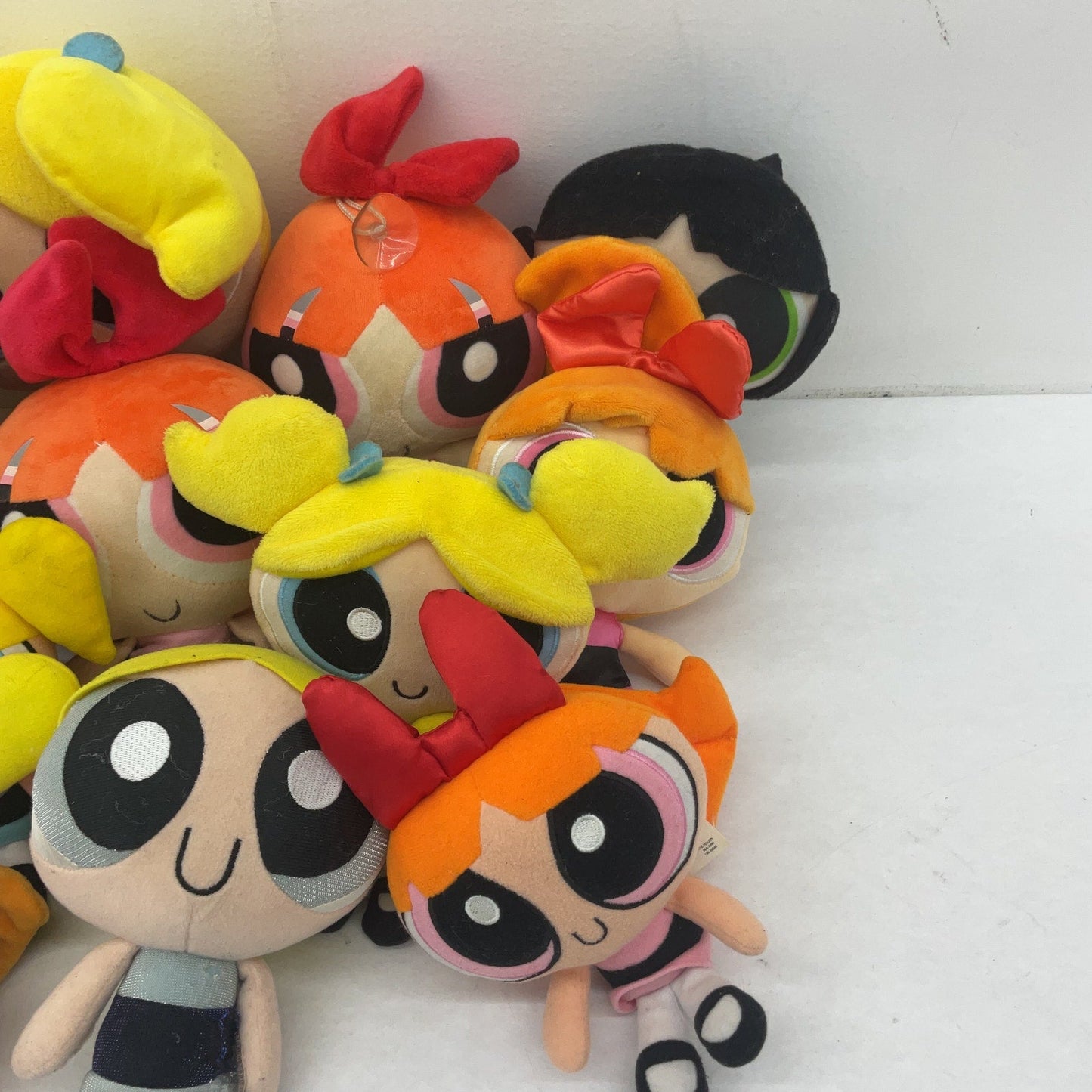 Bubbles Blossom Buttercup Powerpuff Girls Plush Toys Preowned Stuffed Animal LOT - Warehouse Toys