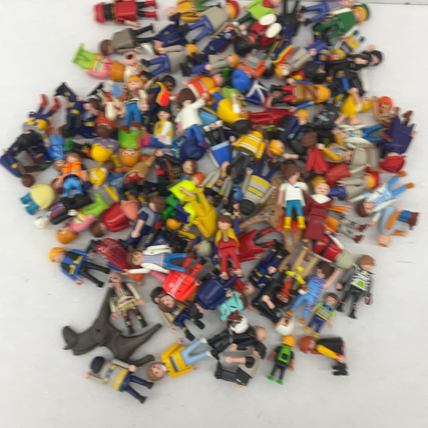 Vintage & Modern Preowned LOT 3+ lbs Geobra Playmobil Toys Figures Accessories