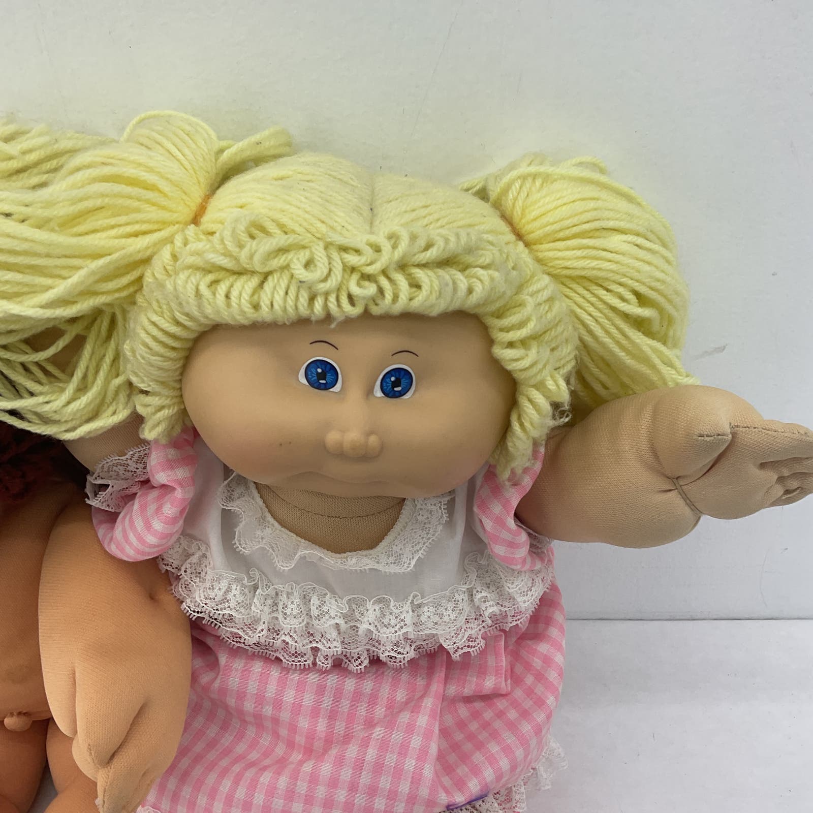 Cabbage Patch Brown Blonde Vintage Baby Doll CPK Doll Lot - Warehouse Toys