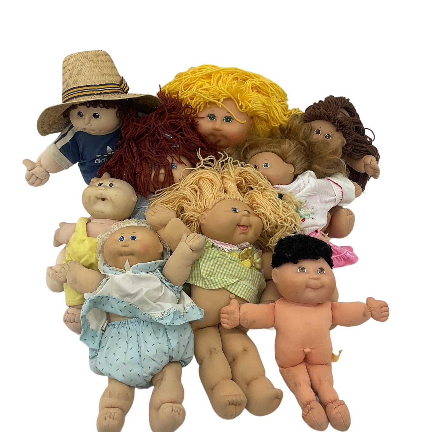 Cabbage Patch Kids CPK & Others 12 lbs Preowned Baby Dolls LOT Vintage & Modern - Warehouse Toys