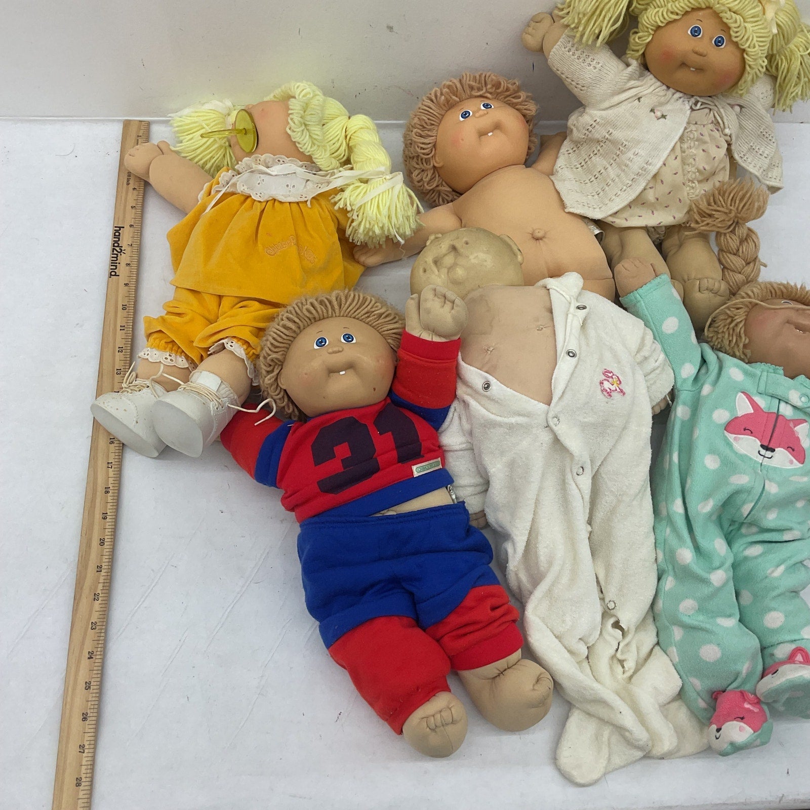 Cabbage Patch Kids CPK Preowned 12 lbs Baby Dolls LOT Boys Girls Blonde Brunette - Warehouse Toys